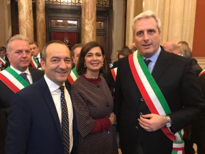 Il sindaco di Cuneo a Roma 'tra la Raggi e la Boldrini'
