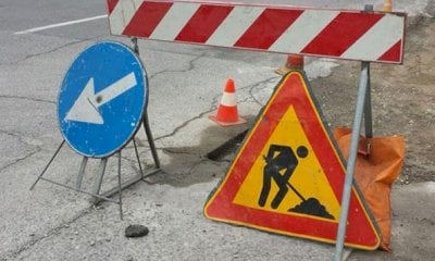 Chiuso per lavori un tratto della statale 21 nel centro di Demonte