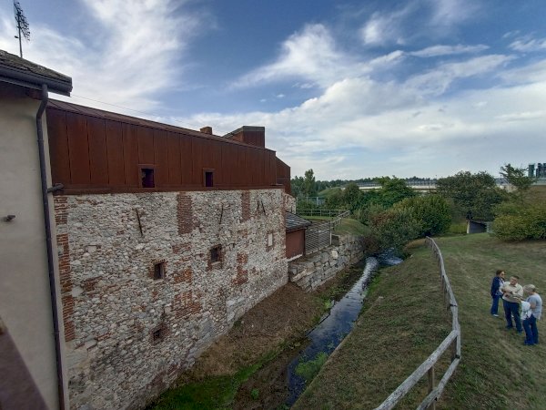 Il sopralluogo al molino Sant'Anselmo