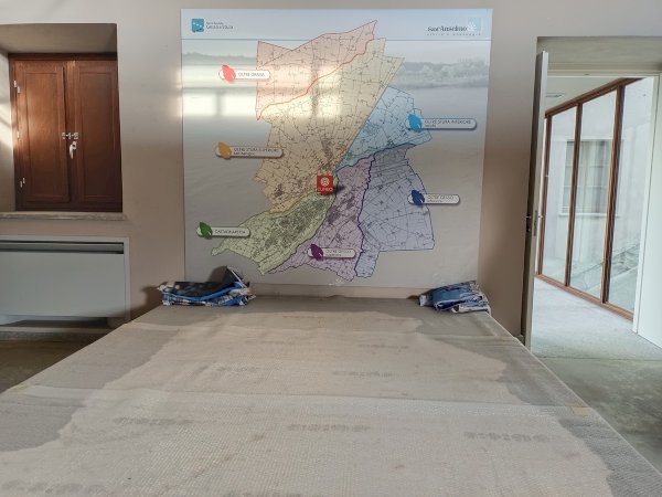 Il sopralluogo al molino Sant'Anselmo