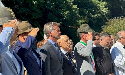 Emanuele Filiberto in visita al Memoriale della Cuneense: