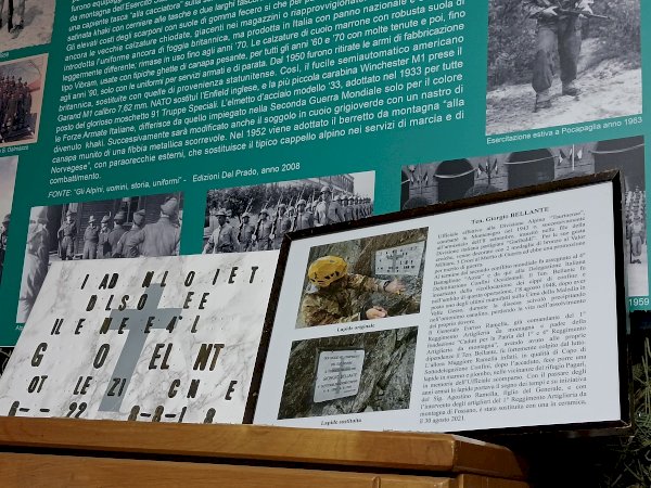 La commemorazione del tenente Giorgio Bellante