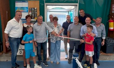 Tennis: al TC Pedona inaugurato il nuovo campo coperto in GreenSet