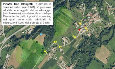 Pianfei, in frazione Blangetti nessun superamento dei limiti nei campi elettromagnetici