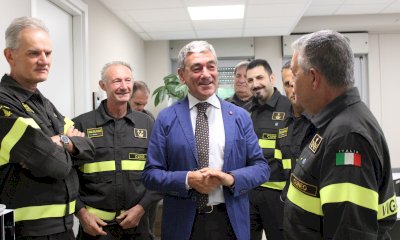 Il Prefetto in visita al Comando provinciale dei Vigili del Fuoco