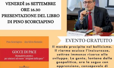 “Gocce di pace” a Caraglio: incontro con il coautore Pino Scorciapino