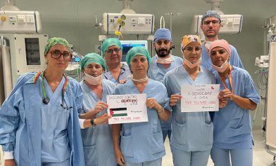 L’Ospedale di Verduno aderisce al flash mob “Luci sulla Palestina”