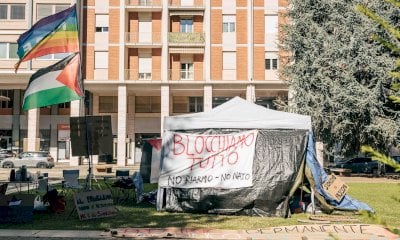 A Cuneo è iniziato un presidio permanente per Gaza