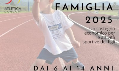Un contributo per fare sport, l’Atletica Mondovì c’è