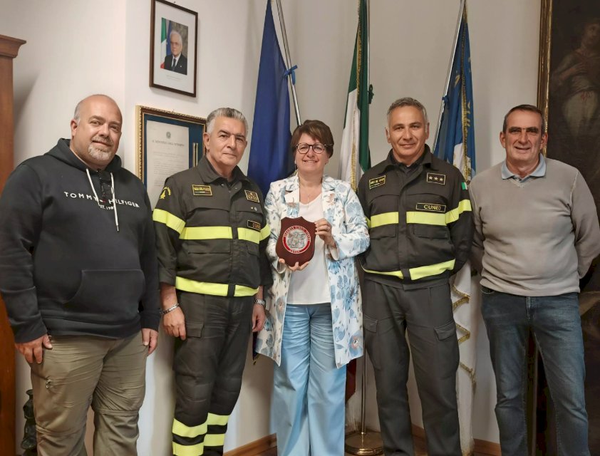 Il comandante provinciale dei Vigili del Fuoco ha incontrato l'amministrazione di Borgo San Dalmazzo