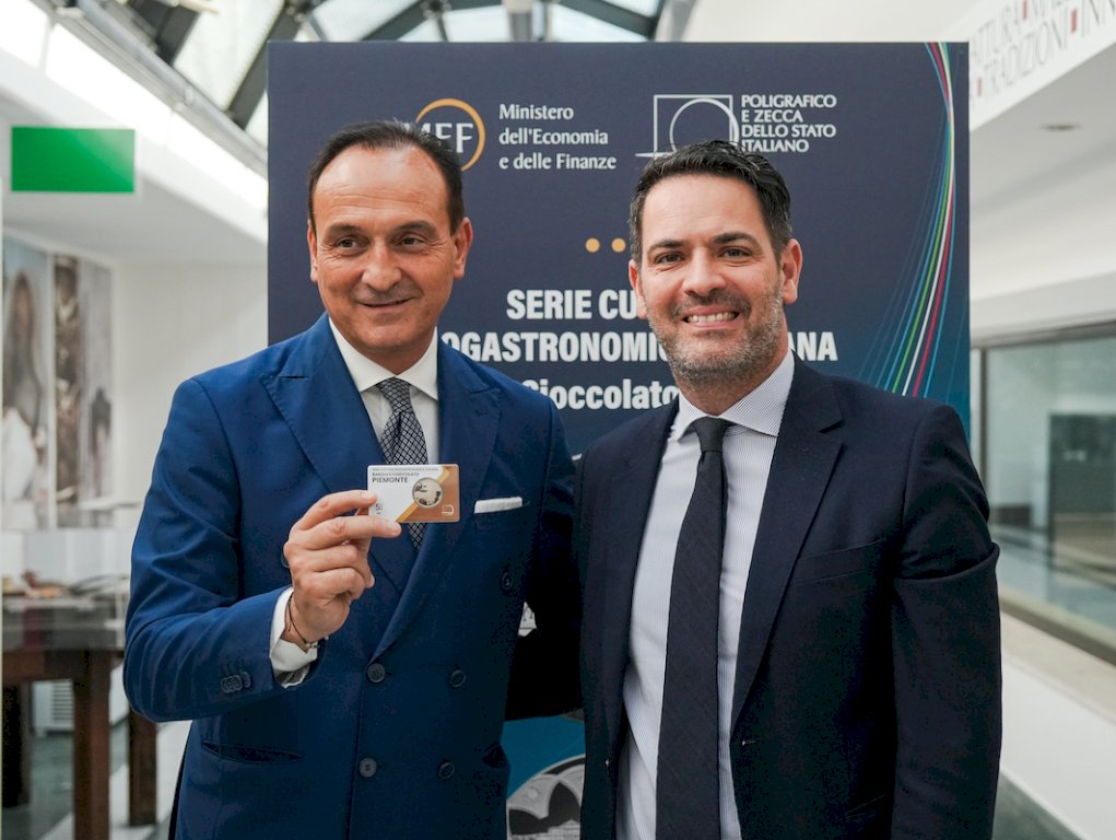 Barolo e cioccolato protagonisti della nuova moneta della serie Cultura Enogastronomica Italiana