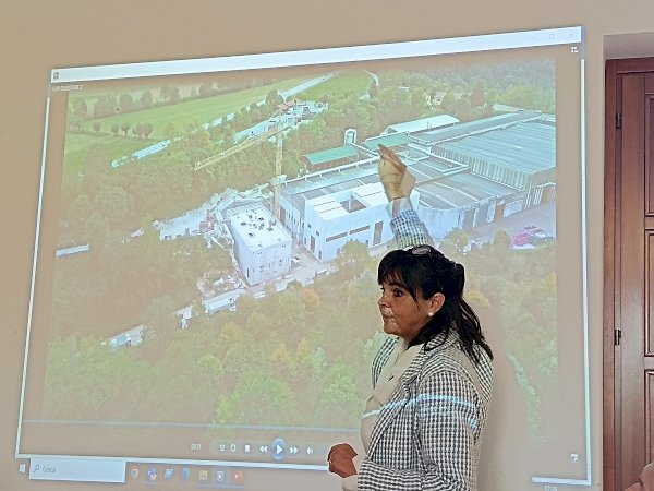 Il sopralluogo al biodigestore di Borgo