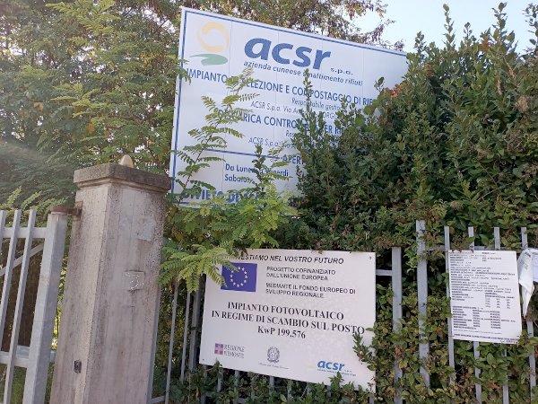 Il sopralluogo al biodigestore di Borgo