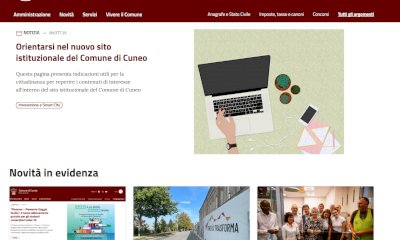 È online il nuovo sito del Comune di Cuneo