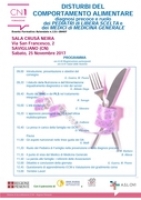 Un convegno sui disturbi del comportamento alimentare