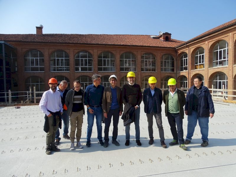 Sopralluogo di Provincia e Comune alla nuova palestra dell’Istituto “Velso-Mucci” di Bra