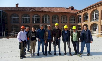 Sopralluogo di Provincia e Comune alla nuova palestra dell’Istituto “Velso-Mucci” di Bra