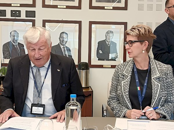 La presentazione dell'analisi trimestrale di Confindustria