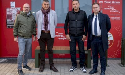 Tecnologie intelligenti e sostenibilità: al centro sportivo del Cuneo Calcio inaugurate le nuove panchine
