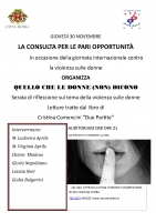 Quello che le donne (non) dicono: a Bra letture contro la violenza