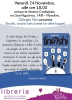 La presentazione del libro 'Tinoshi, andrà tutto bene (e altre bugie)'