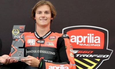 Motociclismo, Valentin Arnaud è terzo nel Trofeo Aprilia RS 660 - PRO