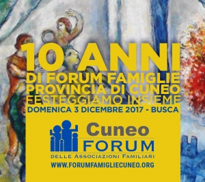 Festa e il concerto per i 10 anni di vita del Forum Famiglie di Cuneo