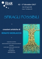 Mostra 'Spiragli possibili' creazioni artistiche di Renato Morlacchi