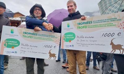 Premiati i vincitori dei Trofei MaB UNESCO della Riserva della Biosfera transfrontaliera del Monviso