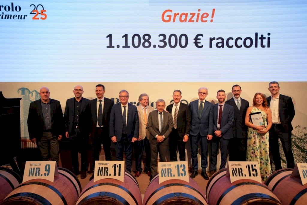 Oltre un milione e 100 mila euro in beneficenza: nuovo record per Barolo en primeur