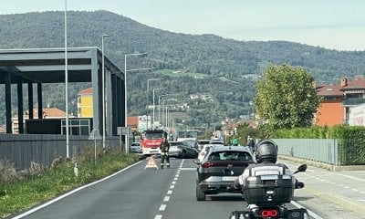 Incidente all'ingresso di Busca, rallentamenti per il traffico