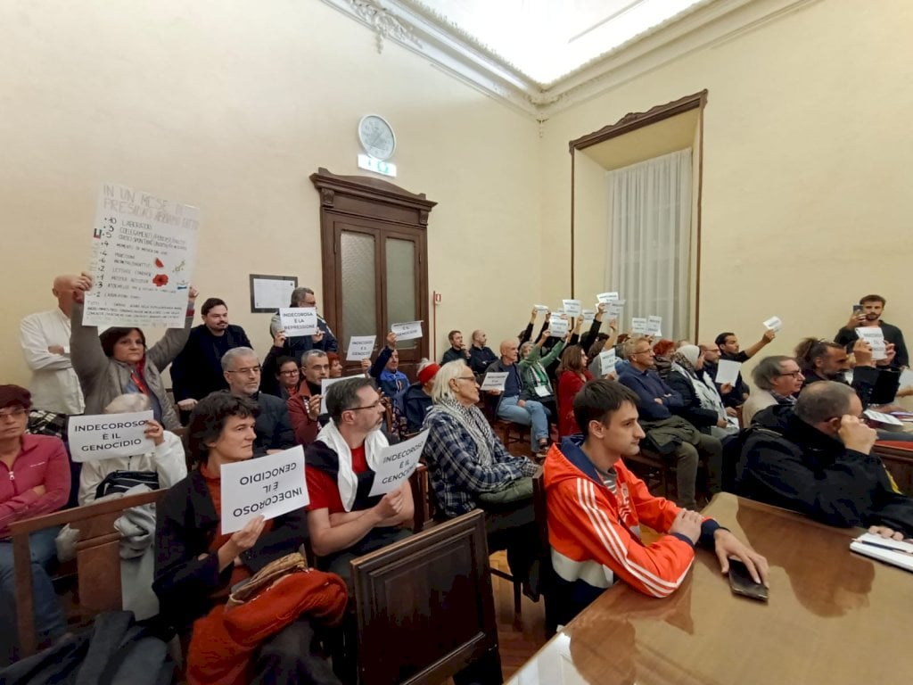 Cuneo, la giunta difende il presidio per Gaza: “Era autorizzato e pacifico”