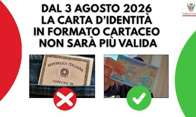 Dal 3 agosto 2026 la carta d’identità cartacea non sarà più valida