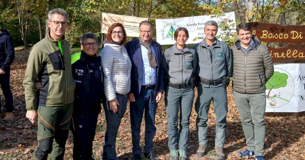 Nuova vita al “Bosco di Geminella” di Narzole grazie agli allievi dell’Istituto Forestale di Ormea