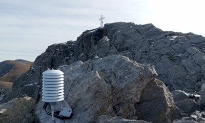 Un nuovo sensore per monitorare i dati climatici sulla Punta Marguareis