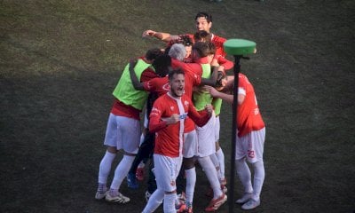 Calcio, Eccellenza: il Cuneo si aggrappa al lampo di Gyimah e pareggia 1-1 contro il Fossano