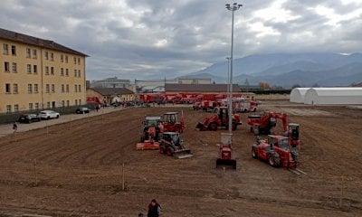 La Colonna mobile regionale simula scenari di emergenza: il campo base a Borgo San Dalmazzo