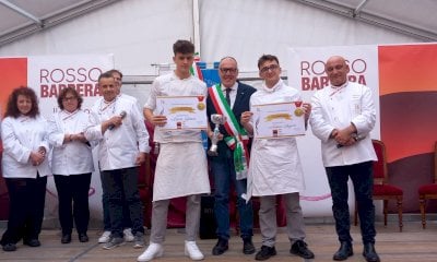 Primo premio dell’IIS Alberghiero di Dronero al Concorso di Pasticceria “Dolce Barbera”