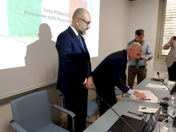 La presentazione del piano bitumature in Provincia