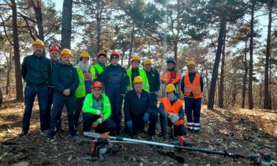 Ceva, la Protezione civile ripulisce i trinceramenti sul Bric Bala