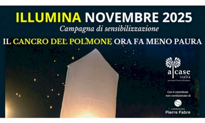 Illumina Novembre: Bra si accende di bianco per sensibilizzare sul tumore al polmone