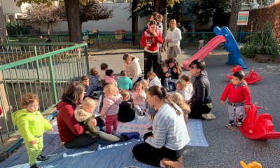 Savigliano, al nido “Peter Pan” la consueta castagnata d'autunno