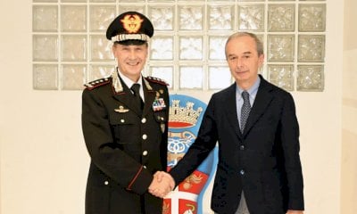 Il saluto del sindaco di Bra al Generale di Corpo d’armata carabinieri Riccardo Galletta