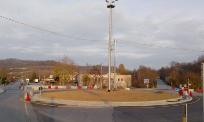 Vicoforte, nuova rotatoria delle Olle: conclusa la prima fase dei lavori