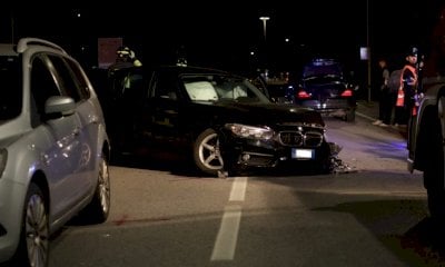 Scontro fra tre auto a San Chiaffredo, due feriti