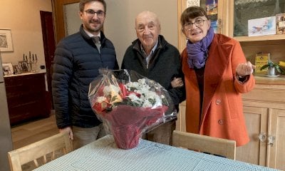 Alba: il sindaco porta gli auguri a Benito Sartoris e suor Maria Rosa Turrà che festeggiano 103 anni