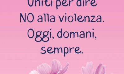 “Uniti per dire No alla Violenza. Oggi, domani, sempre”: una locandina all’ingresso delle sedi Ascom