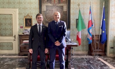 Il sindaco di Alba ha salutato il questore Grassi, prossimo al trasferimento a Parma