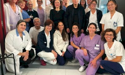 Don Ciotti in visita all’Hospice di Busca e alla sede delle Cure Palliative