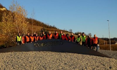 Nuovo “look” per la rotonda sulla provinciale di Novello